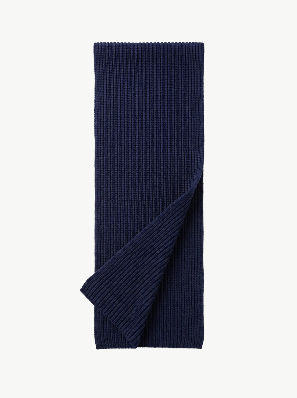 Sciarpa - Navy in navy, folded view